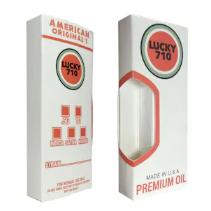 Photo of 25 American Original's Lucky 710 Skinny Tip Window Display Concentrate Boxes VB-016