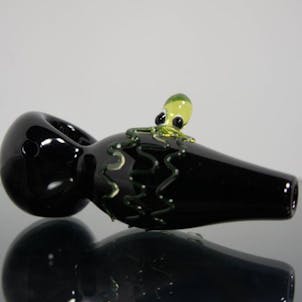 Photo of "Illuminati Glow Critter" Glass Spoon Pipe- Octopus