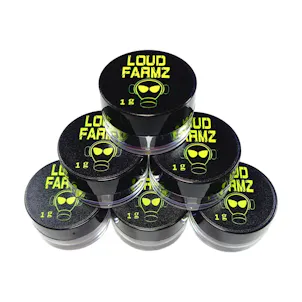 Photo of 25 Loud Farmz Shatter Labels Oil Wax Crafts 1G 5ML Acrylic Jars AJ-005