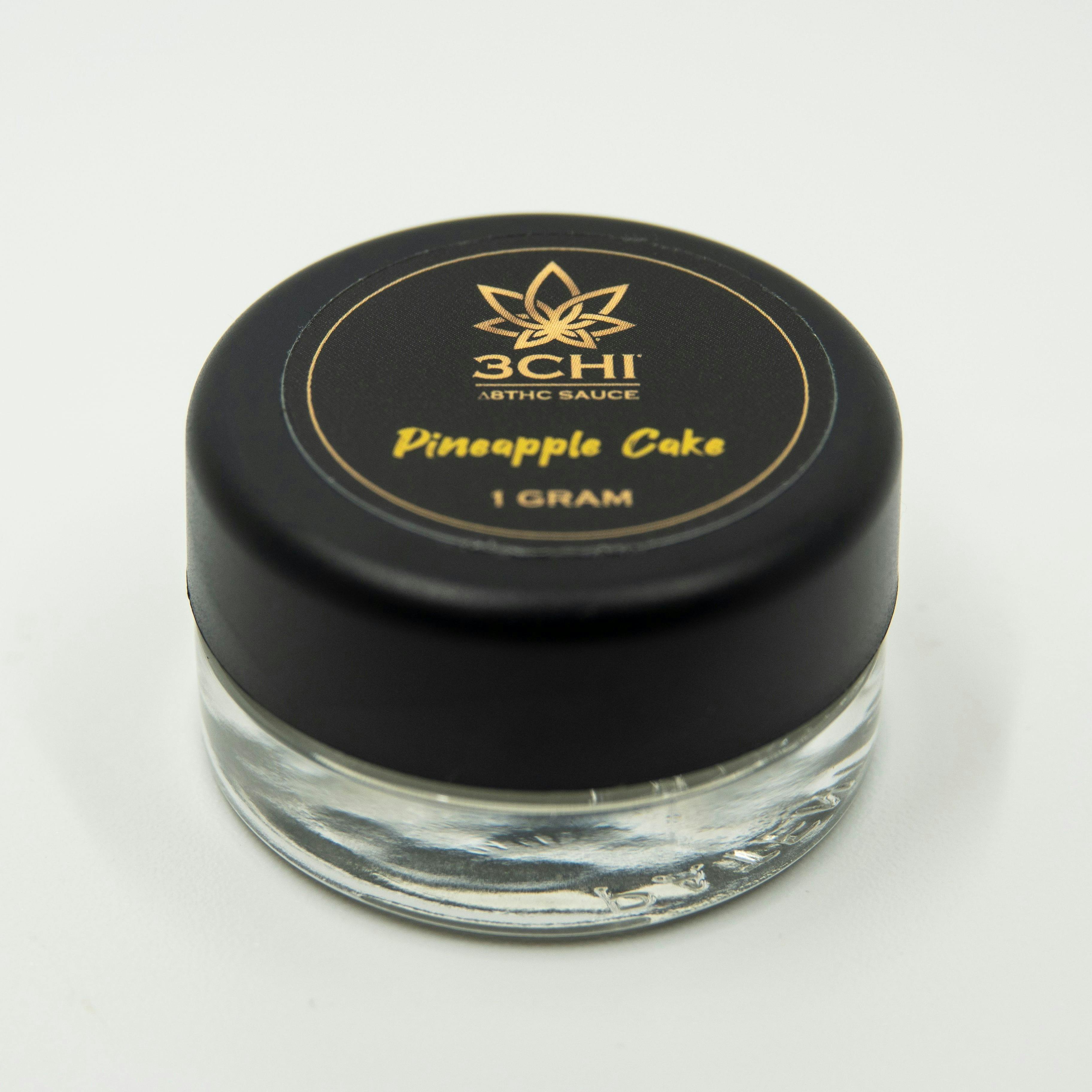 3CHI Delta 8 THC Sauce Pineapple Cake 1g and 3g Leafly