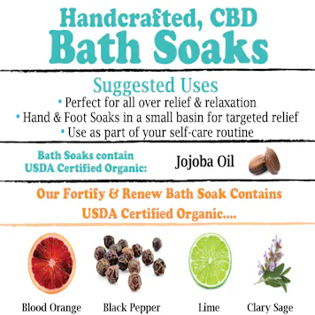 Photo of Fortify & Renew Bath Soak (300mg CBD)