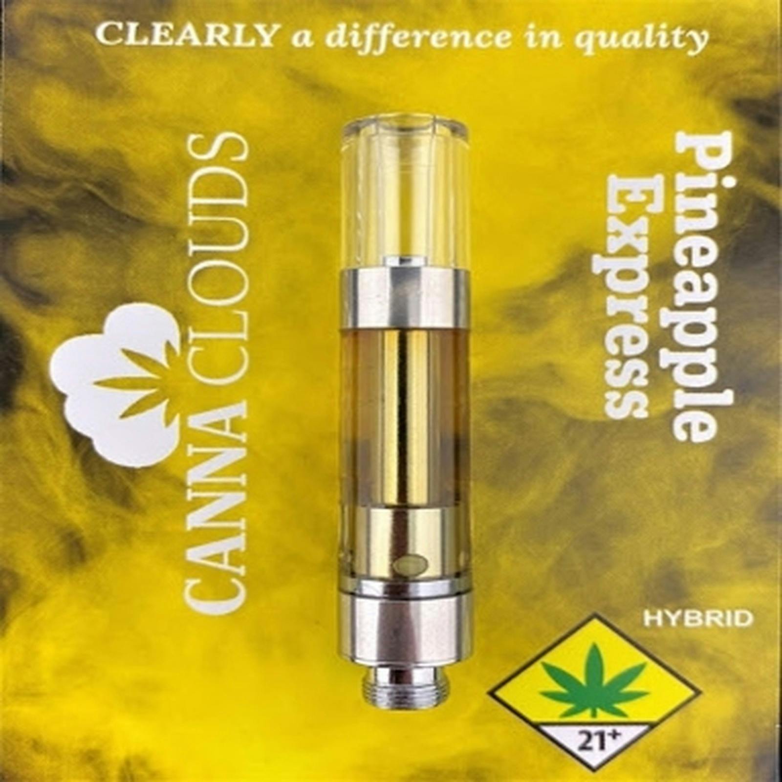 Canna Clouds Pineapple Express 1g Cartridge Leafly