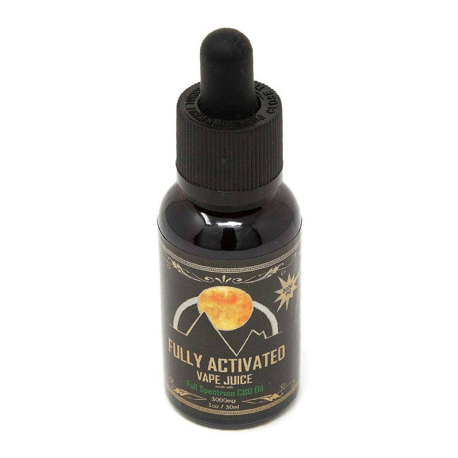 Fully Activated CBD FULL SPECTRUM CBD VAPE JUICE Leafly