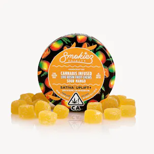 Photo of Sour Mango Sativa 100mg THC Live Resin Fruit Chews - California