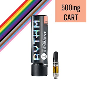 Photo of RYTHM Indica Dominant Vape Cartridge Strainbow 500mg
