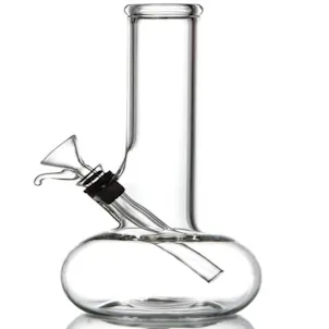Photo of 8" Clear Glass Buoy Base Beaker Bong