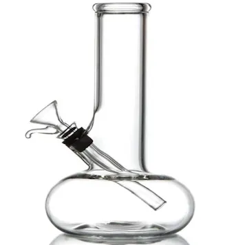 Photo of 8" Clear Glass Buoy Base Beaker Bong