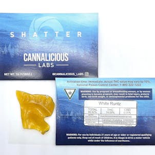 Photo of White Runtz Shatter 1.0g