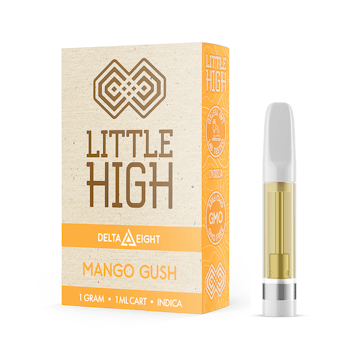 Photo of Little High - Delta-8 Indica - Mango Gush - 1 Gram Cart