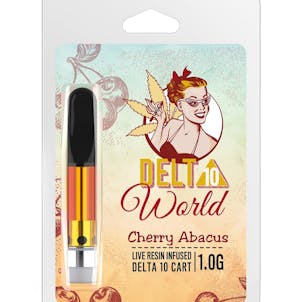 Photo of Delta 10 World Live Resin | Cherry Abacus | Delta 10 World Live Resin Cart