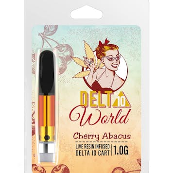Photo of Delta 10 World Live Resin | Cherry Abacus | Delta 10 World Live Resin Cart