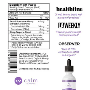 Photo of CBD Oil Tincture Sleep