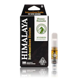 Photo of Honey Banana (Solventless Rosin) Cartridge