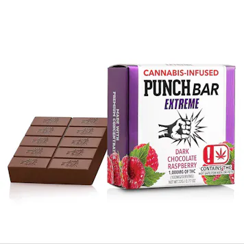Photo of Dark Chocolate Raspberry Extreme 1000MG PunchBar