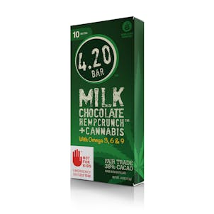 Product image for Milk Chocolate Hemp Crunch 4.20Bar™ 10mg