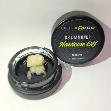 Photo of Delta 8 THC Sauce & Diamonds 2g Hardcore OG
