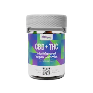 Photo of Shop Organic Vegan Gummies- Chow Multiflavored Full Spectrum CBD Vegan Gummies