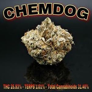 Photo of PhD - Chemdog Flower - 25.93% THC