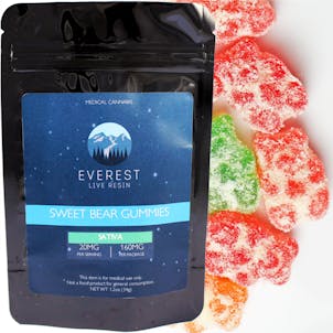 Photo of Sweet Bear Gummies, Sativa 160mg THC