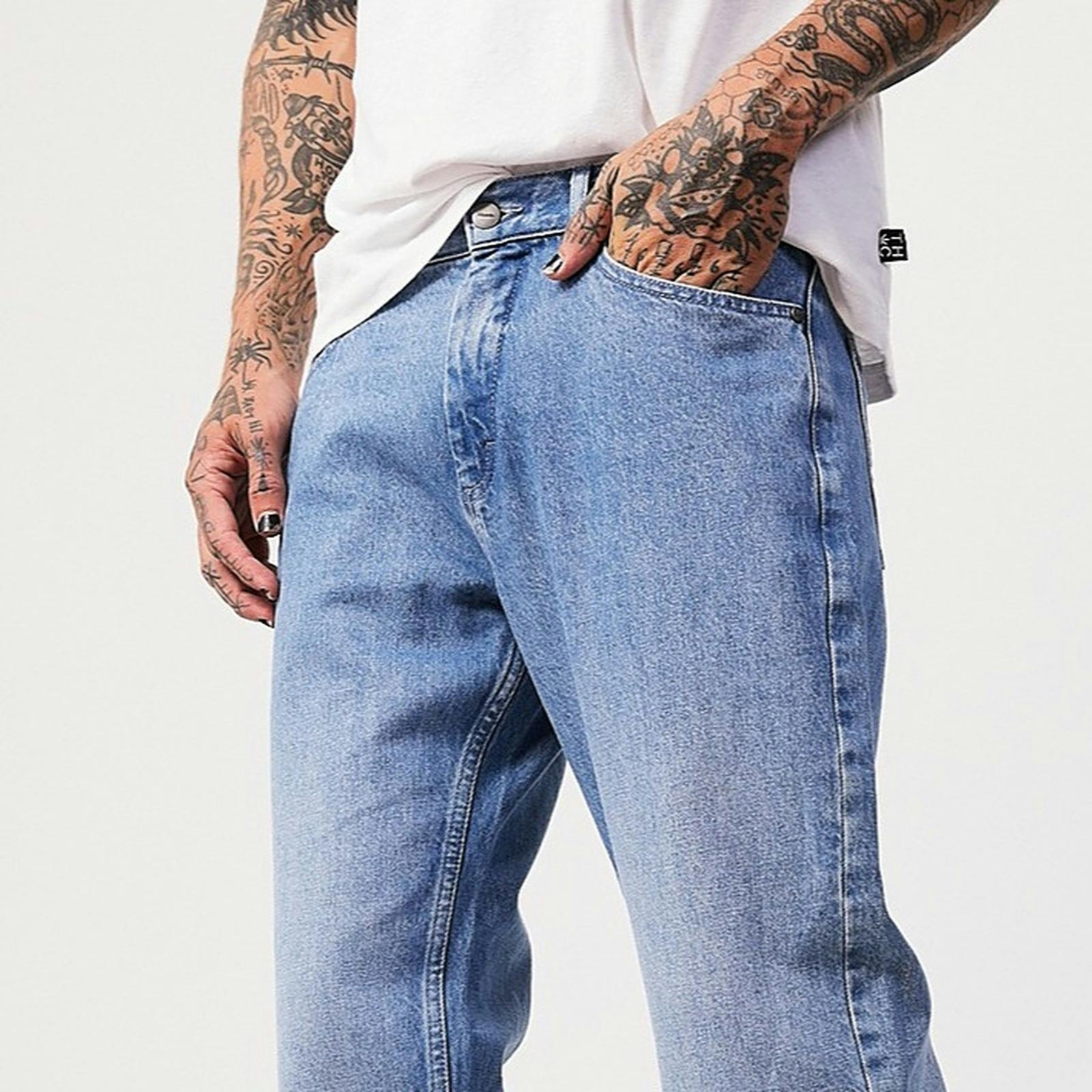 AFENDS Afends Mens Twos THC Essentials Hemp Denim Relaxed