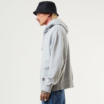 Photo of Afends Mens All Day - THC Essential - Hemp Hoodie - Shadow Grey Marle