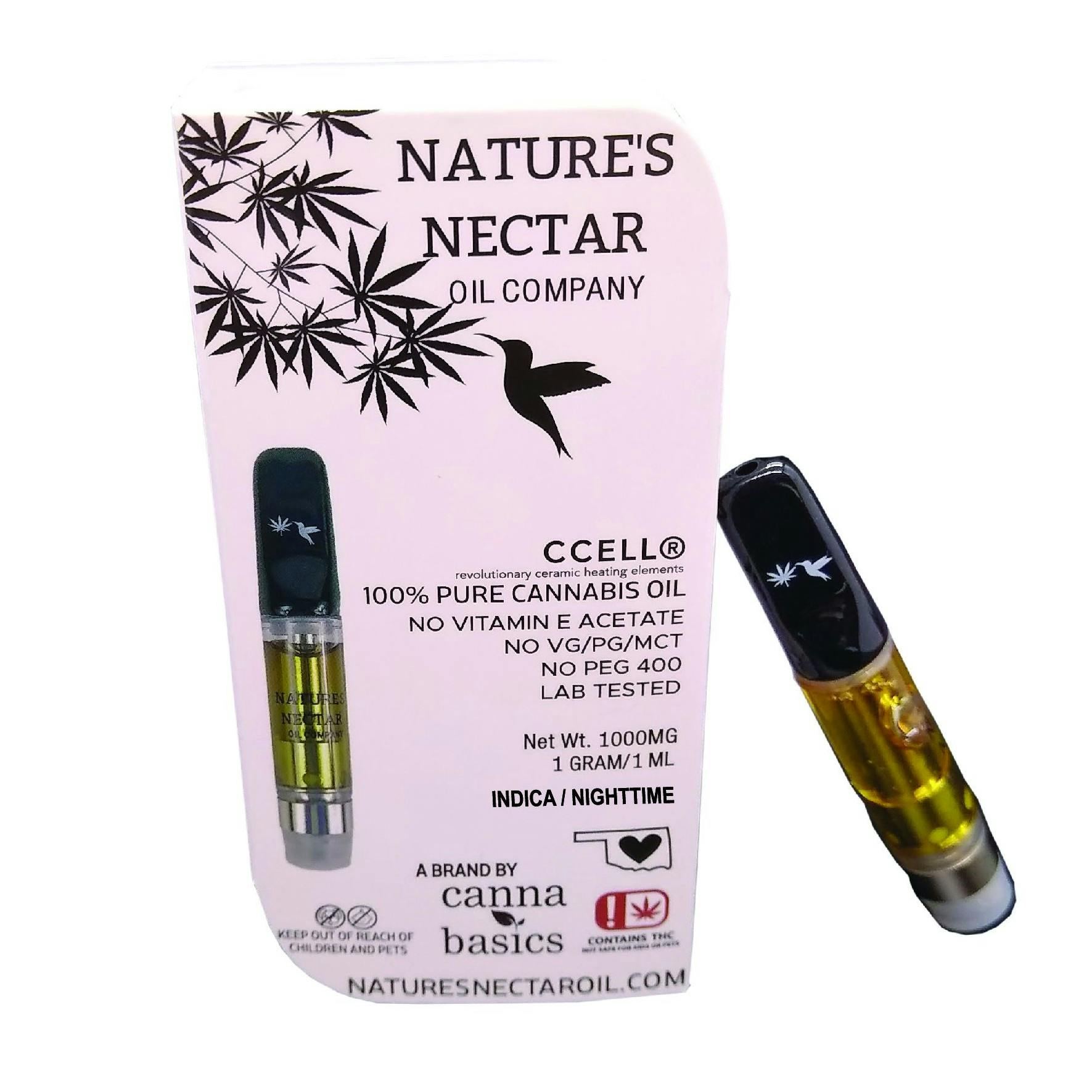 CANNA BASICS NATURE'S NECTAR Oil Cartridge INDICA NIGHTTIME Leafly