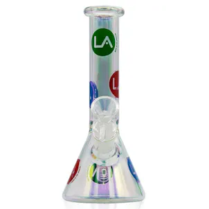 Photo of LA Pipes 9” Champagne Disco Beaker Bong