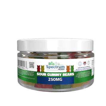 Photo of BioSpectrum Hemp Sour Bears 250mg