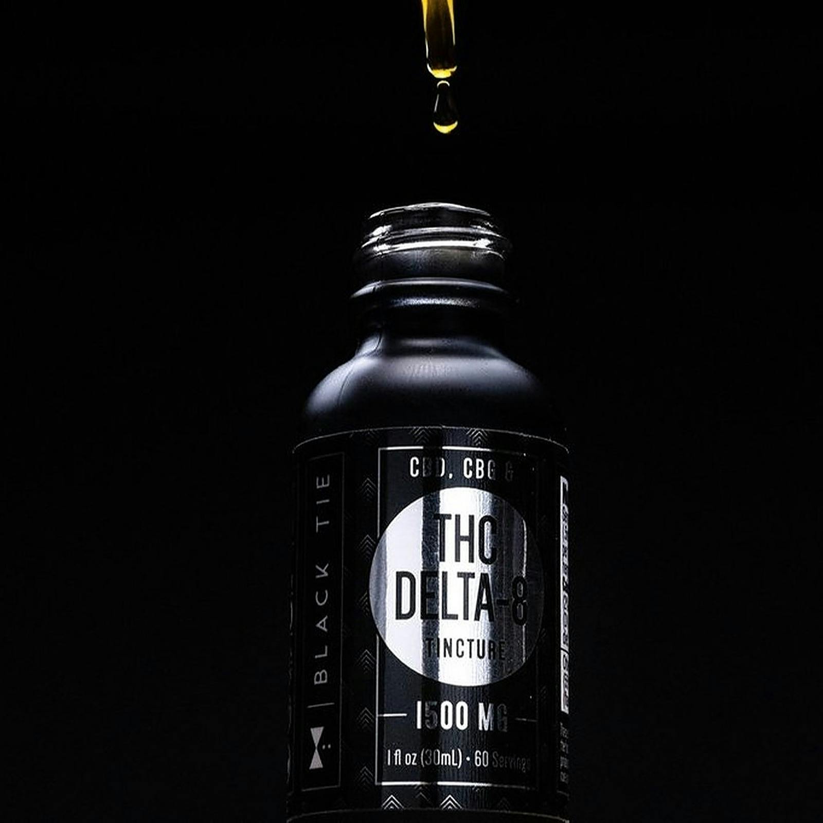 Black Tie CBD Full Spectrum CBD/CBG/THC Delta8 Tincture (1500MG) Leafly