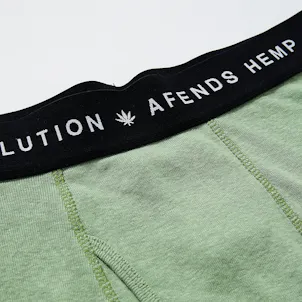 Photo of Afends Mens THC Essential - Hemp Boxer Briefs - Moss