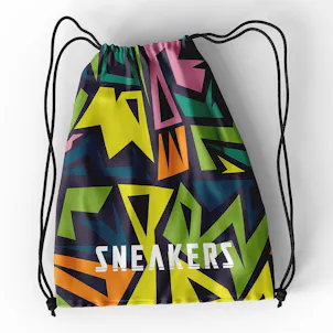 Photo of Sneakers Drawstring Backpack - Chill