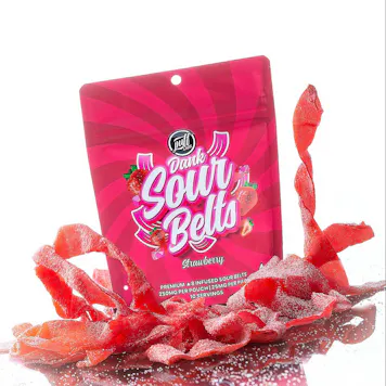 Photo of PUFF XTRAX | Delta-8 Dank Sour Belts: Strawberry