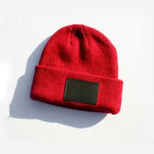 Photo of Red Merino Wool Toque