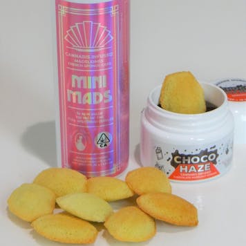 Photo of French Madeleine Cookie Sponge Cake MINI MADS Cookies 100mg 10 Pack