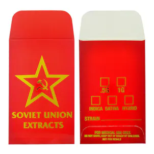 Photo of 25 Soviet Union Extracts Extract Concentrate Shatter Strain Labels Envelopes #166