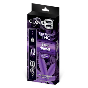 Photo of Cloud 8 - Delta 8 - Sour Diesel - 1ML Disposable