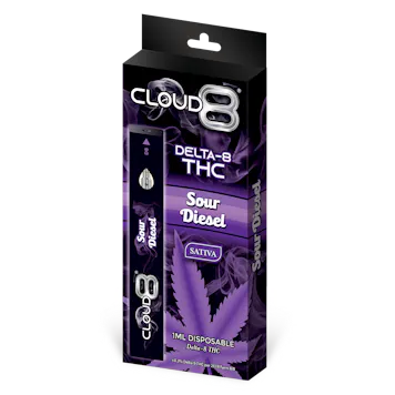 Photo of Cloud 8 - Delta 8 - Sour Diesel - 1ML Disposable