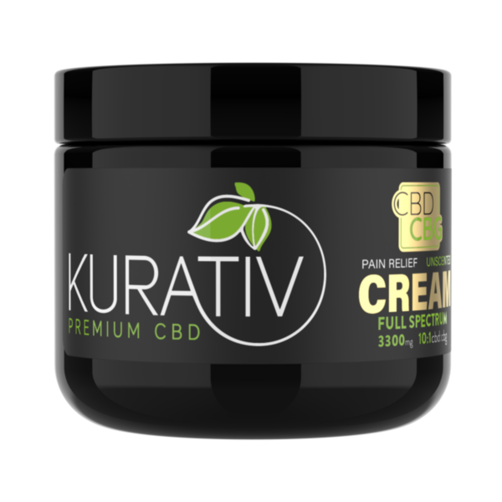 Kurativ CBD: Kurativ CBD / CBG Relief Cream Full Spectrum 10:1 3300mg ...