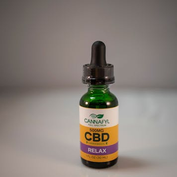 Photo of Cannafyl Relax 500mg Full-Spectrum CBD Tincture
