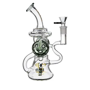Photo of 9" Rig w/ Headphones Swiss Recycler, by Diamond Glass