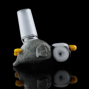 Photo of Empire Glassworks "Penguin Paulie" Bowl Piece