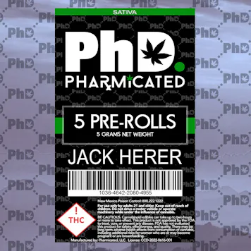 Photo of PhD 5 -1g Pre - Roll - Jack Herer