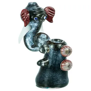 Photo of 7" Standing Elephant Head Bubbler