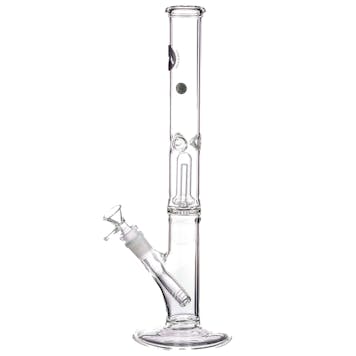 Photo of LA Pipes 12” Single Showerhead Perc Straight Tube Bong