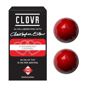 Photo of CLOVR - 20 mg - 2 pack Bonbons - Strawberry Caramel