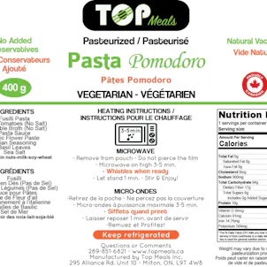 Photo of Pasta Pomodoro Infused with with 10 Mg of CBD-(Net weight 400 gr /14.10oz )-Vegetarian