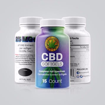 Photo of CBD Softgels (375mg)
