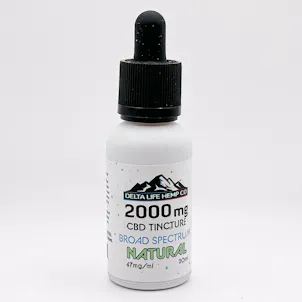 Photo of CBD Tincture Broad Spectrum Natural 2000mg
