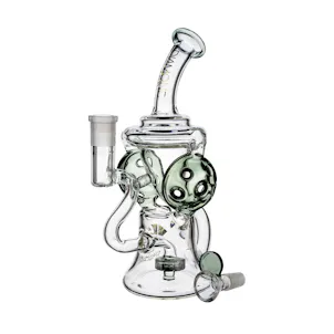Photo of 9" Rig w/ Headphones Swiss Recycler, by Diamond Glass