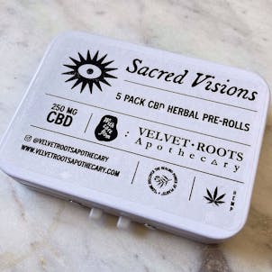 Photo of 5 Pack CBD and Herbal Pre Rolls - Sacred Visions